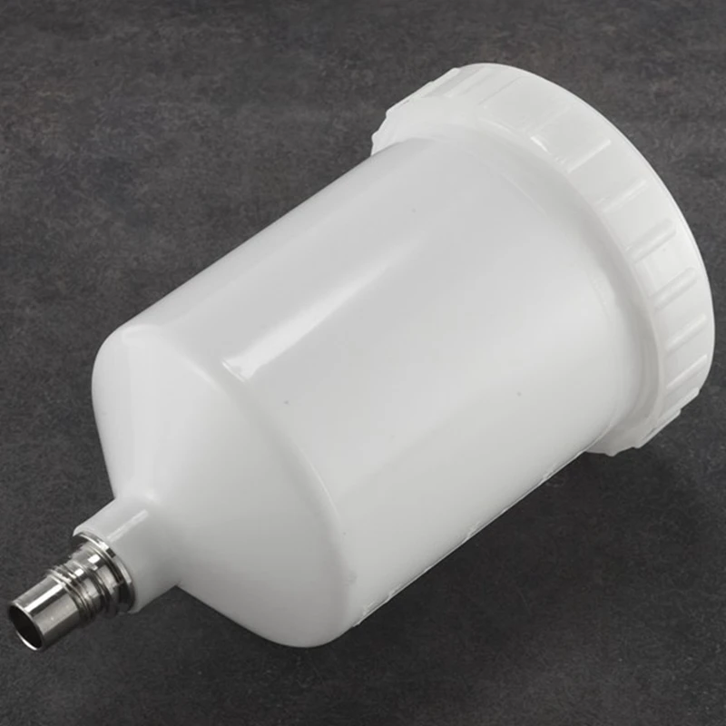 2 Pcs Hvlp Paint Cup Pot White Automotive Supplies For Sata Sprayer Cup Connector Jet Paint Sprayer