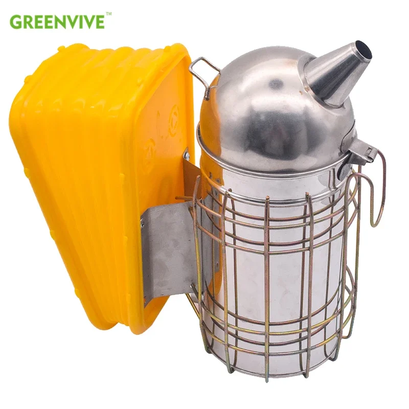 

Apiculture Smoke Sprayer Stainless Steel Manual Bee Smoke Transmitter Kit Beekeeping Plastic Smoker Bellow Beekeeping Tool