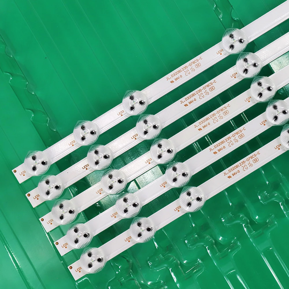 Polegada Led Backlight Strip Substituição para Vestel 32d1334db Ves315wndl01 Ves315wnds2d-r02 Ves315wnda-01 11-leds 574 mm 10 Peças x 32 - Imagem 5