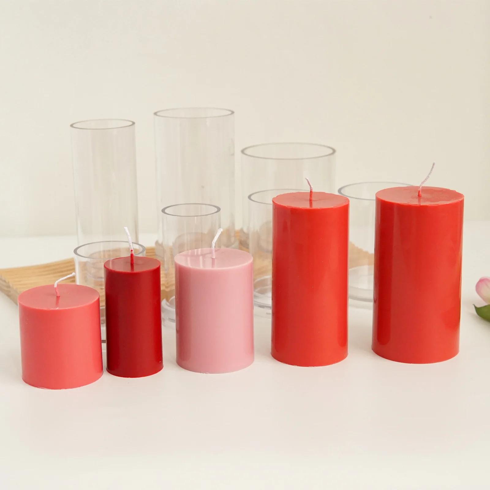 3D Cylindrical Candle Making Mold Kit - Acrylic Plastic Supplies