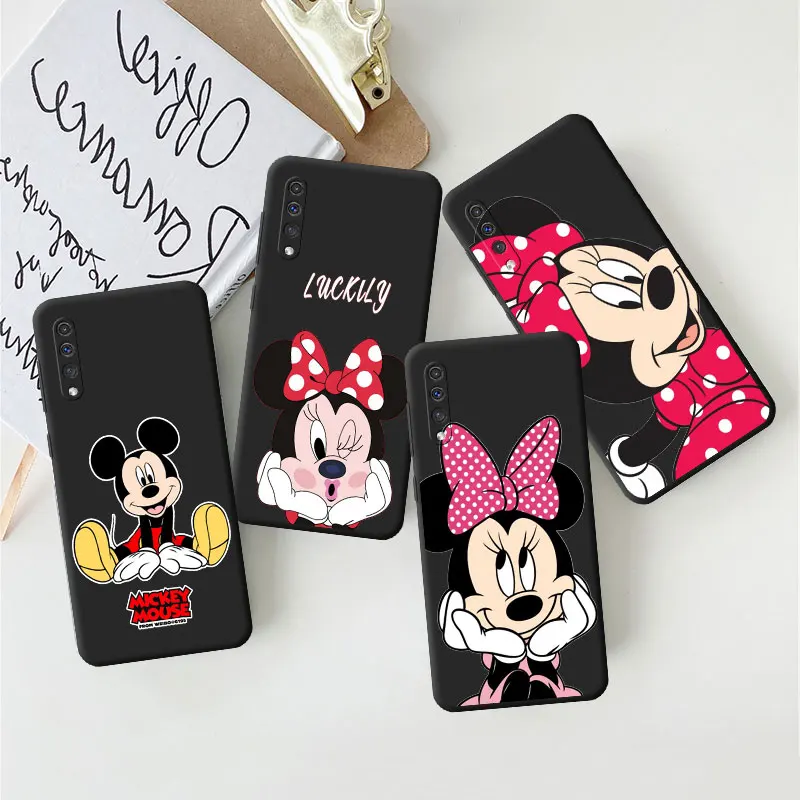 Funda para Samsung Galaxy A23 5G Oficial de Disney Mickey y Minnie Posando  - Clásicos Disney