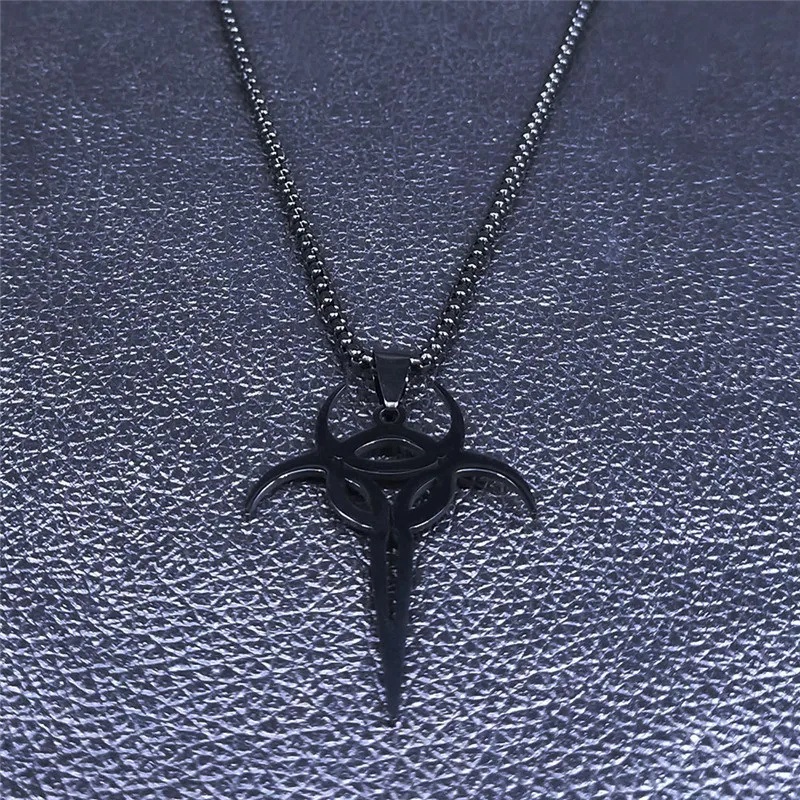 Black Metal Music Psyclon Nine INRI Stainless Steel Necklace
