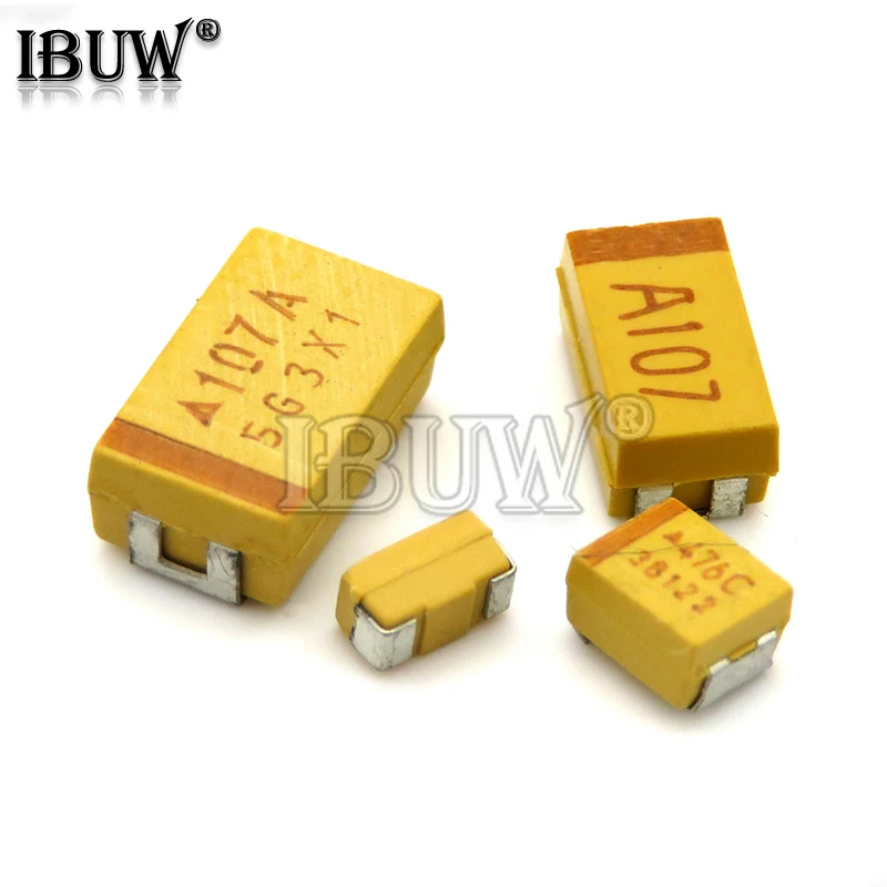 A B C D Type Tantalum Capacitor 10PCS 100UF 150UF 220UF 330UF 470UF 680UF 6V 6.3V 10V 16V 25V 35V 50V 4.7/6.8/10/15/22/33/47UF tantalum capacitor