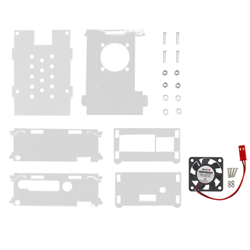 Acrylic Case Transparent Shell for Banana Pi M5 Banana Pi BPI-M5 Development Board Protective Shell