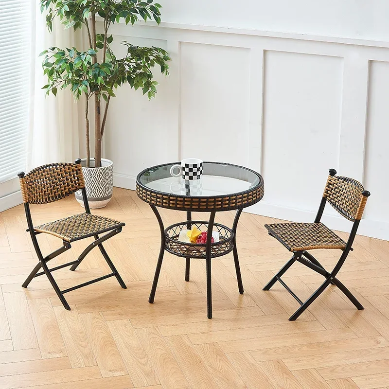 Office Balcony Folding Garden Chair Rattan Patio Outdoor Camping Chairs Ultralight Sedie Da Giardino Patio Furniture WK50GC portable camping chair