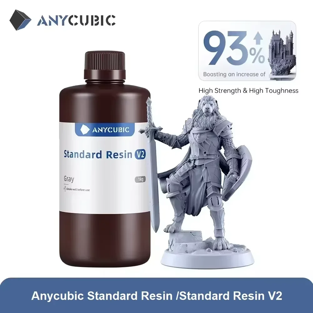 Anycubic Resina Resina Fotopolimerica Anycubic ABS Like Pro V2 - 5 Kg, Alta Resistenza, Per Stampanti 3D LCD/DLP Resina Abs Like - Foto 3