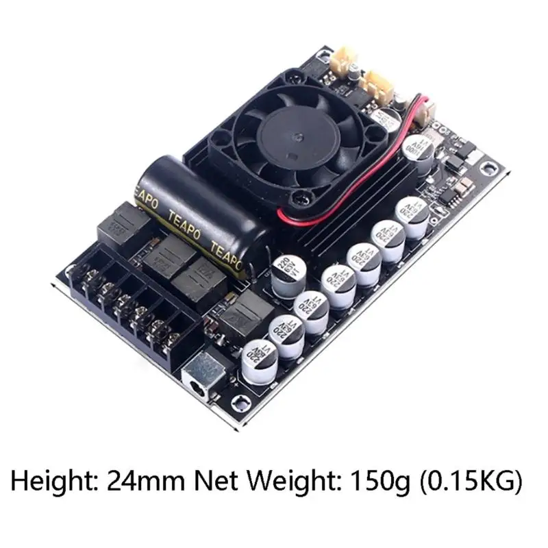 R53C Doppelkanal 300 W TPA3255 digitale Leistungsverstärkerplatine für 4 bis 8 Ohm Lautsprecher – Detail 7