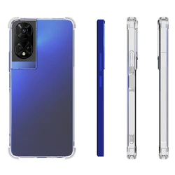 Clear Air Cushion Shockproof Silicone TPU Phone Case for TCL 505 (Transparent)