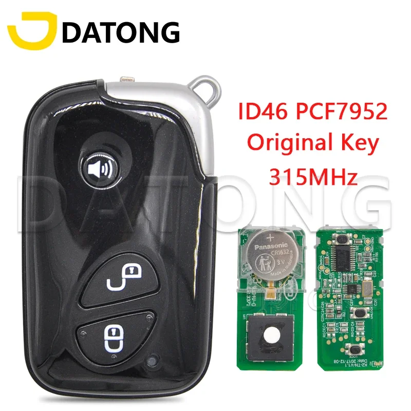 

World Car Remote Control Key Datong For BYD F3 F0 G3 L3 G3R ID46 PCF7952 Chip 315 Mhz less Entry Original