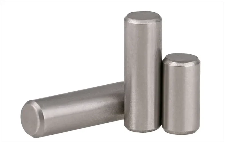 Cylindrical Pin Locating Dowel 304 Stainless Steel Fixed Shaft Solid Rod GB119 4~100mm 2-20/M0.8 M1 M1.5 M2 M2.5 M3 M4 M5 M6 M8 cylindrical locating dowel pin