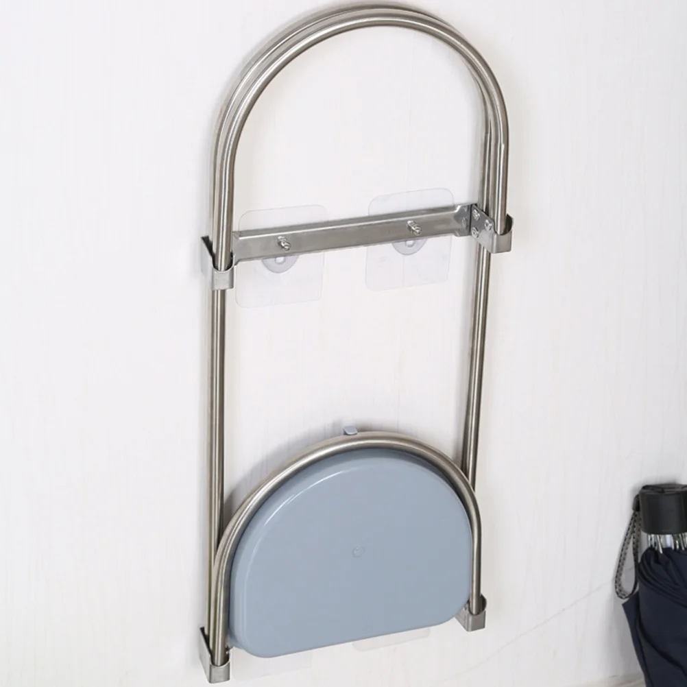 

Креативная Складная настенная стойка для зонта из нержавеющей стали (серебристая, небесно-голубая)