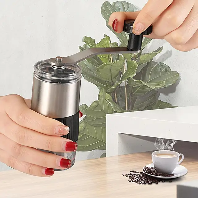 Manual Coffee Grinder Coffee Bean Grinder Manual Coffee Bean Grinder Manual Burr Hand Coffee Grinder Unique Gift For Camping 2