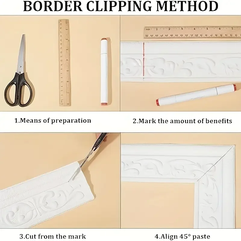 Wall Trim Application on TV Background