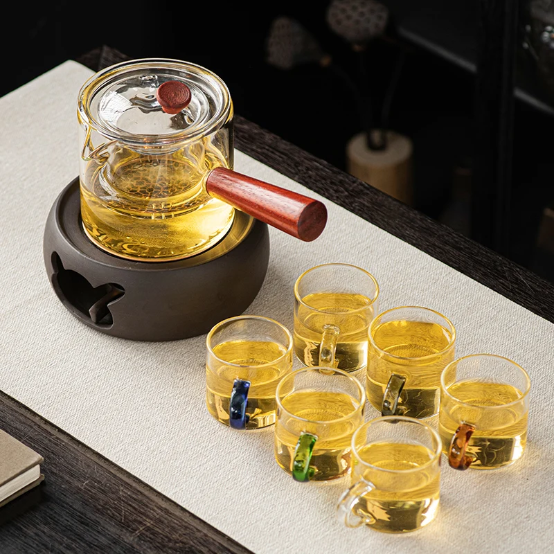 Terracotta Multi-functional Candle Tea Boiling Base Warm Tea Baking Furnace Heating Insulation Furnace
