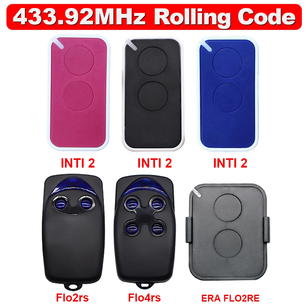 차고 문짝 리시버, NICE ERA INTI 1 2 ERA FLO2RE FLO4RE NICE FLO2R-S FLO4R-S 송신기, WiFi 또는 RF 리모컨 스위치