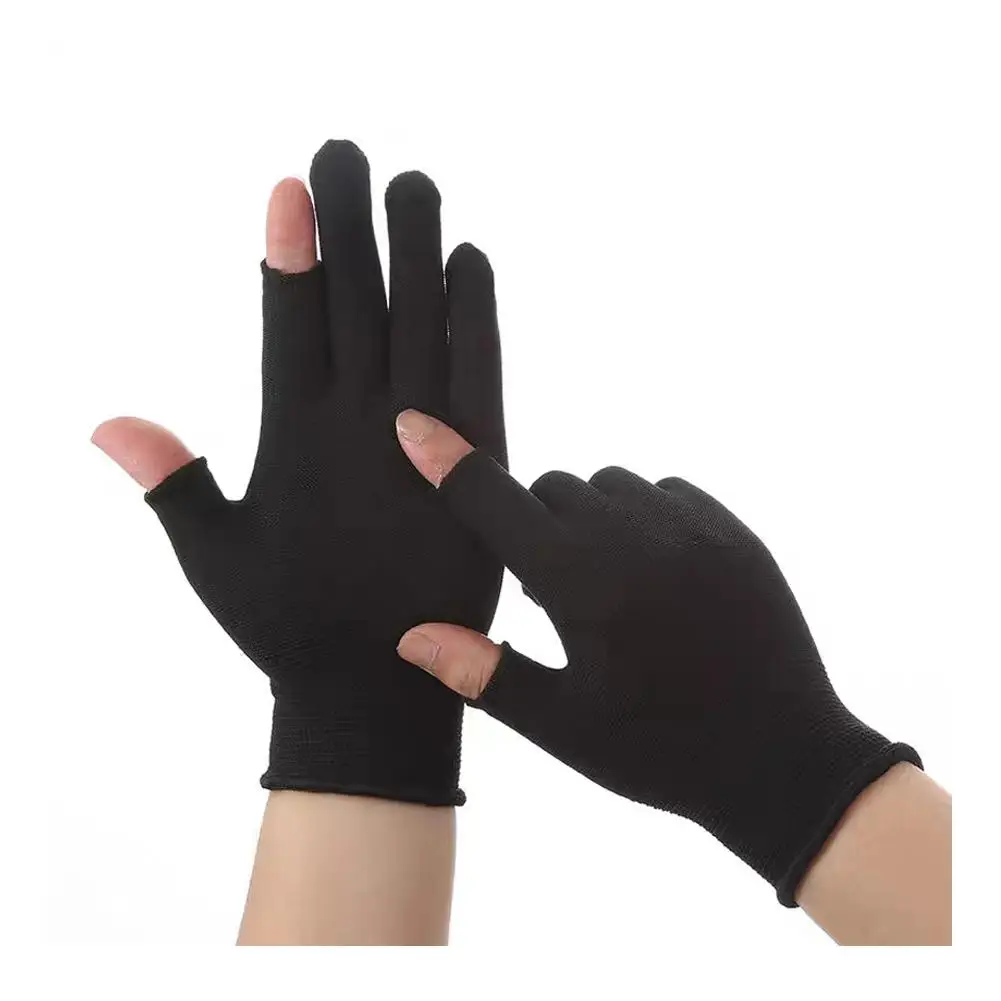 Fishing Gloves Sun Protection Unisex Full Fingers Breathable Gloves Glove Daiwa Running Cycling Sports Anti-UV Anti-slip Fi J9D5