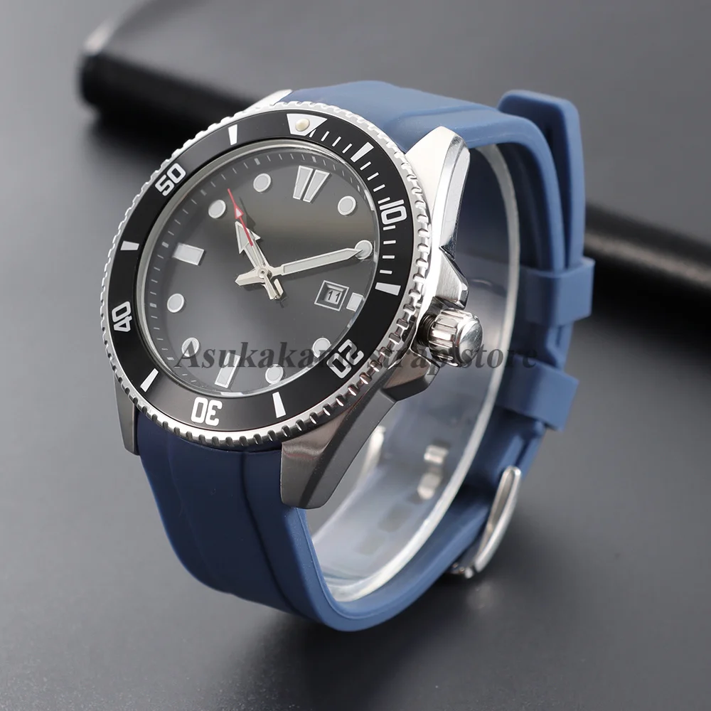 Universal Waterproof Curved-End Silicone Watch Band - Rubber Strap for Men and Women, Sports Design, 20mm & 22mm