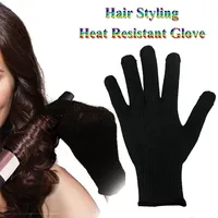 Blocage résistant à la chaleur gant résistant à la chaleur fer plat sèche-cheveux gant de protection des mains fer à friser coiffure gants à friser 3
