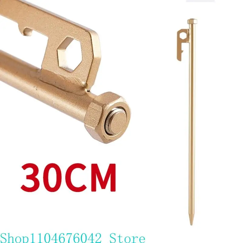 Compact Tent Pegs 25/30cm Outdoor High Strength Stainless Steel Tent Nails Camping Spike Canopy Peg Camp Stake