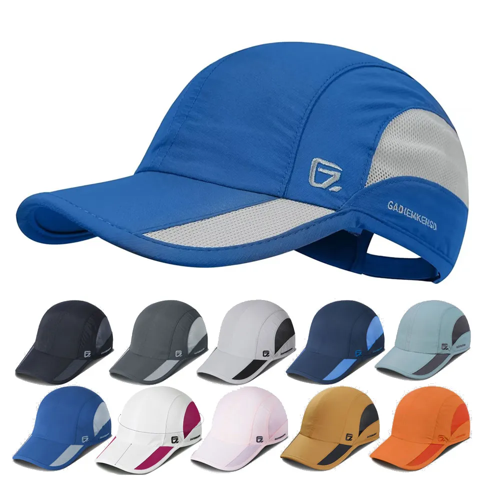 【GADIEMKENSD】 Unstructured Quick Dry Sports Cap Summer Sun Hat for Unisex UV Protection  Baseball Caps M37