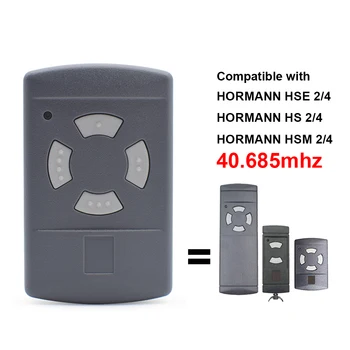 Hörmann-휴대용 송신기, HSE2, HSE4, HSM2, HSM4, HS2, HS4, 40,685 Mhz, 리모컨 교체, HORMANN, 40MHz, 회색 버튼