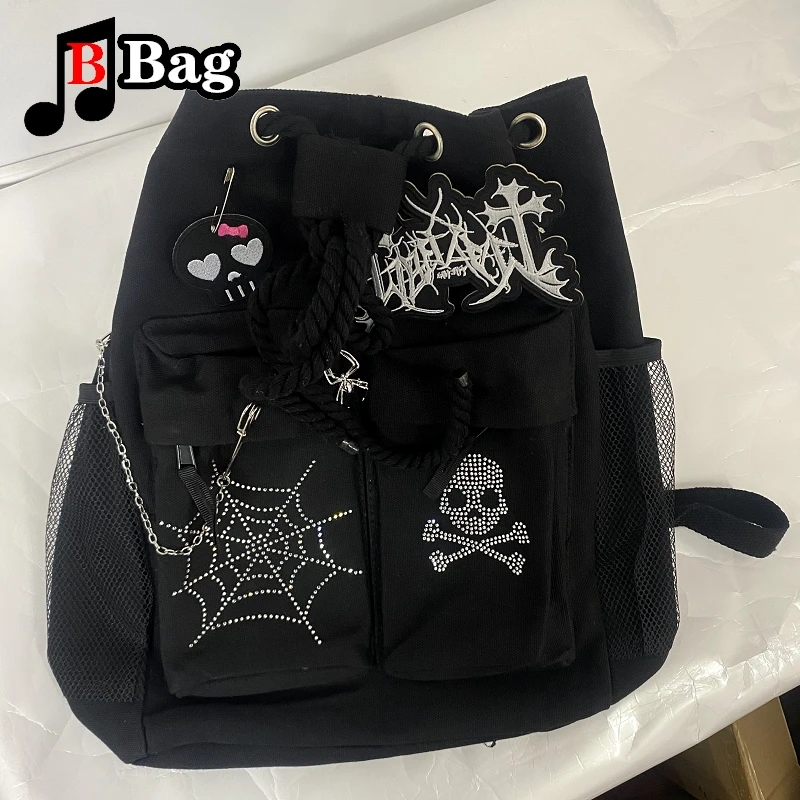 Y2KGothicWomenGirlspunkRockBackpackshoulderBagsHandbags