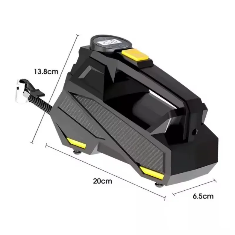 12V 150PSI 유선 휴대용 자동차 에어 펌프 업그레이드된 전동 타이어 공기 주입기 오토바이 자전거 볼 LED 라이트 자동차 에어 컴프레서
