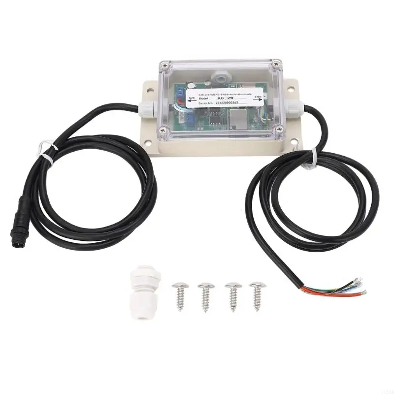 U2JA High Performances Efficient Waterproof NMEA 2000 To NMEA 0183 Converter With LED Indicators For Marine Data Transmission