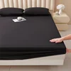 Elastic Fitted Sheet Waterproof Couple Double Bed Sheets Bed Linen Mattress Protector for Kids 90 160 135x200 Full king Washable 2