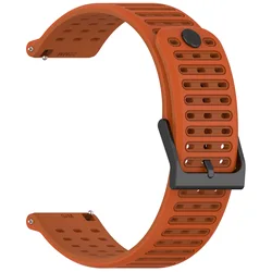 Premium 22mm Silicone Watch Strap Replacement  Accessory - 22mm (Twilight Orange)