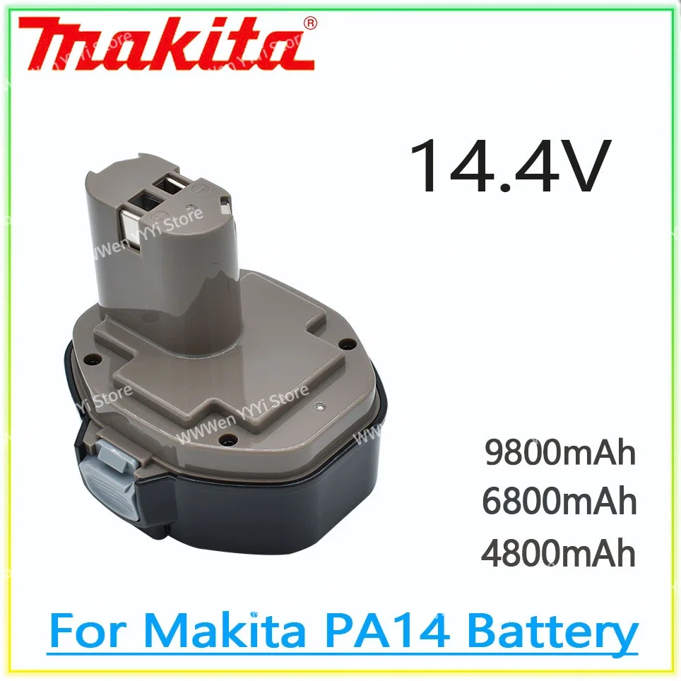 

14.4V 100%Original Makita 4800mAh 6800mAh NI-CD Power Tool Battery Battery for Makita PA14 1422,1420 192600-1 6281D 6280D