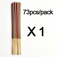 73Pcs Mixed Bamboo Incense Sticks, Fragrance for Home, Office, Yoga, Meditation, Reading & Relaxation - Image 5