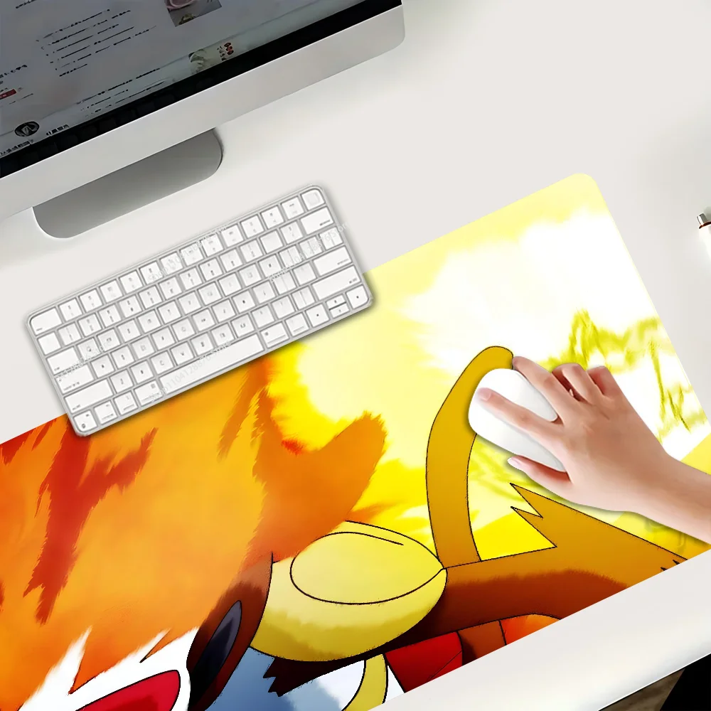 1pc Infernape P-Pokemon-n Anime Mouse Pad Large Mouse Mat Pink Office Desk Mat Laptop Gaming Large Mousepad 5