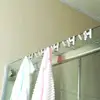 H Shape Door Hooks Space Aluminum Glass Free Hole Hanger Shower Towel Rack Key Holders Kitchen Bathroom Shelf Home Organizers 4