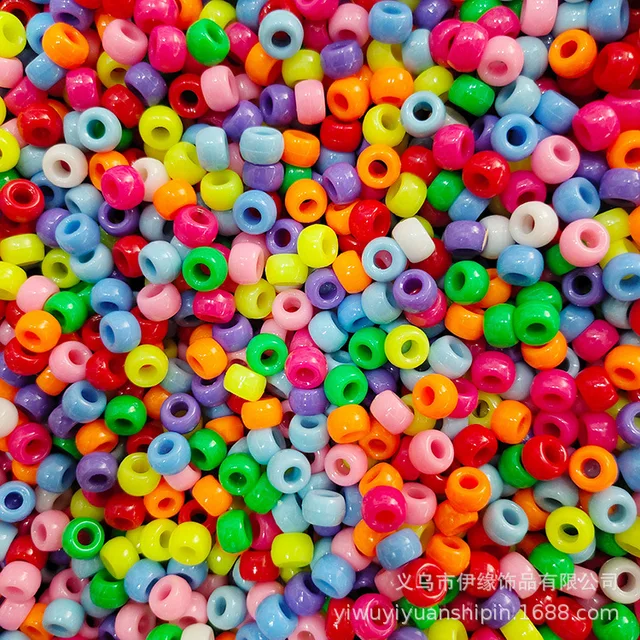 6 * 9 Little Horse Ball Acrylic Beads Children's Beaded Bracelet DIY Beads Dirty Braided Beads Shaped Beads Jewelry Accessories