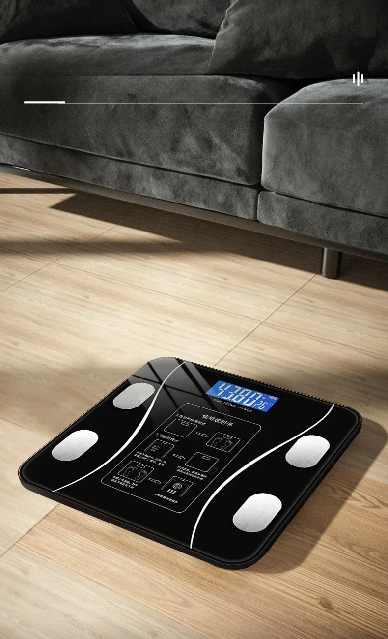 Description Picture 2 of itemSpecial electronic scale for body management and fat loss, smart mode, Bluetooth body fat scale, home weight scale, ultra-precis