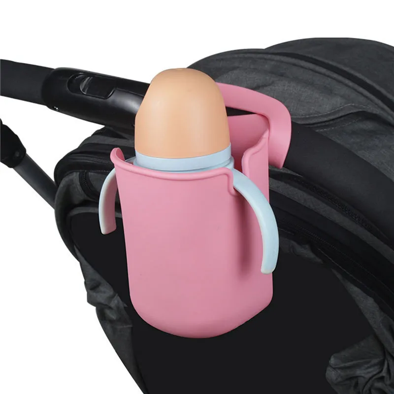 Soft Silicone Cup Holder Baby Stroller Accessories Universal Flexible Pram Cart Bottle Holder Kids Bicycle Phone