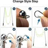 3 Style Bubble Rope Stainless Steel Giant Bubble Maker Wand Telescopic Design Bubble Party Favors Outdoor Activity for Children 2