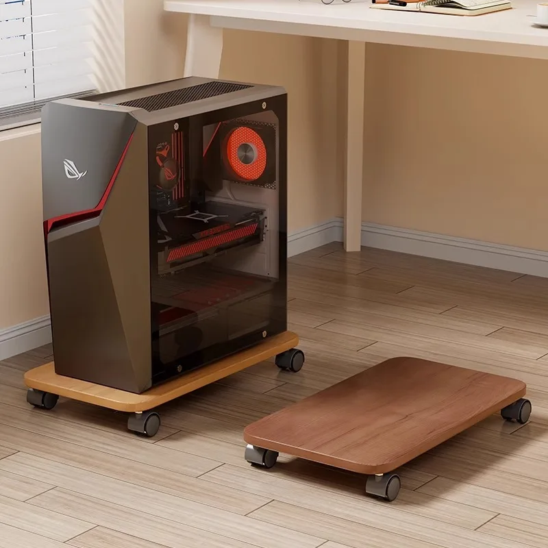 컴퓨터 타워 스탠드(바퀴 포함) 모바일 CPU 홀더 조절 가능한 데스크탑 PC 케이스 롤링 베이스 책상 아래 홈 오피스 범용