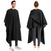 Professional Hairdressing Salon Nylon Cape with Closure Snap Barber Styling Cape,Unisex Waterproof Salon Large Hair Cutting Cape 1