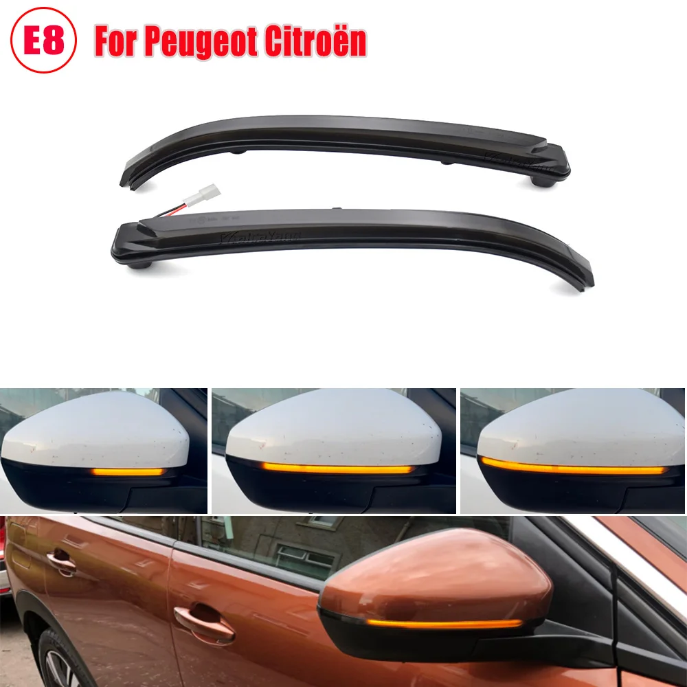 Per Peugeot 3008 P84 5008 T87 Citroello C5 Aircross 2017-2020 2 Pezzi Indicatore Di Direzione Dinamico Indicatore Di Direzione A Led Indicatore Di Spe