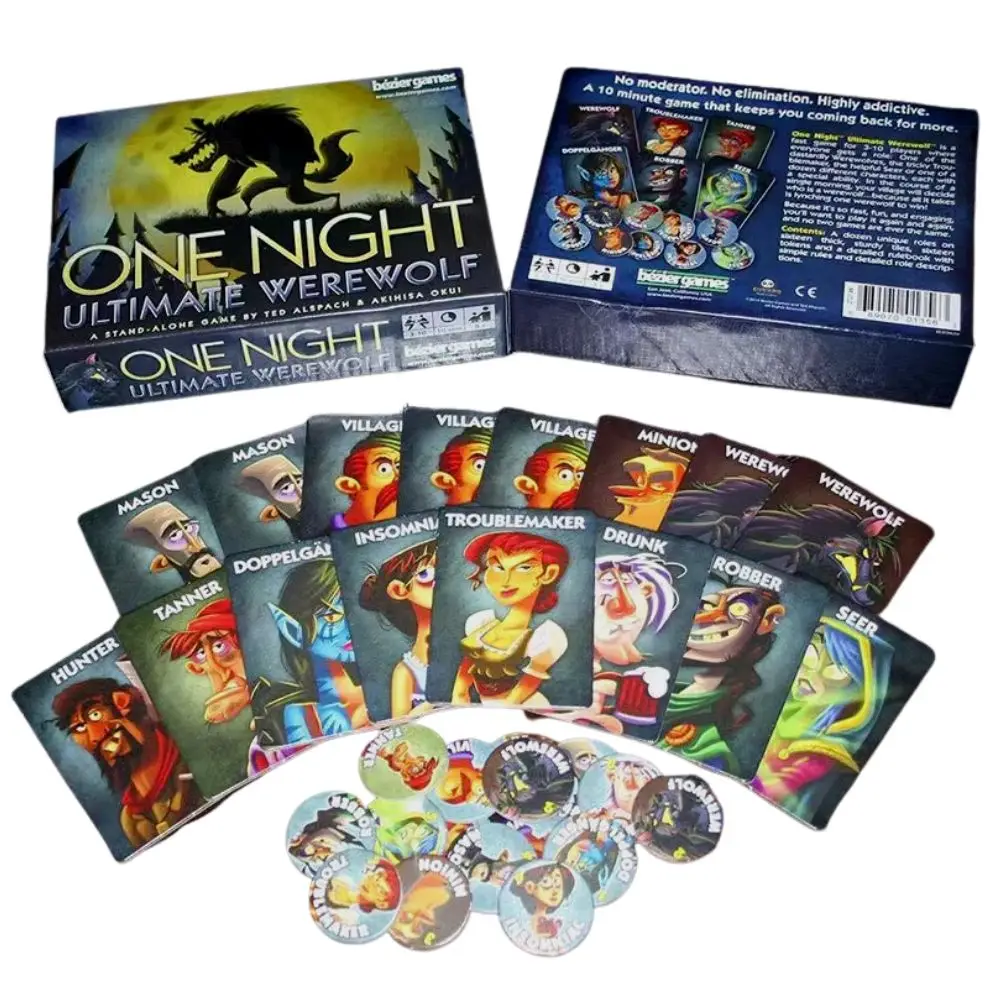 Board Games One Night Ultimate Werewolf Daybreak vampire alien