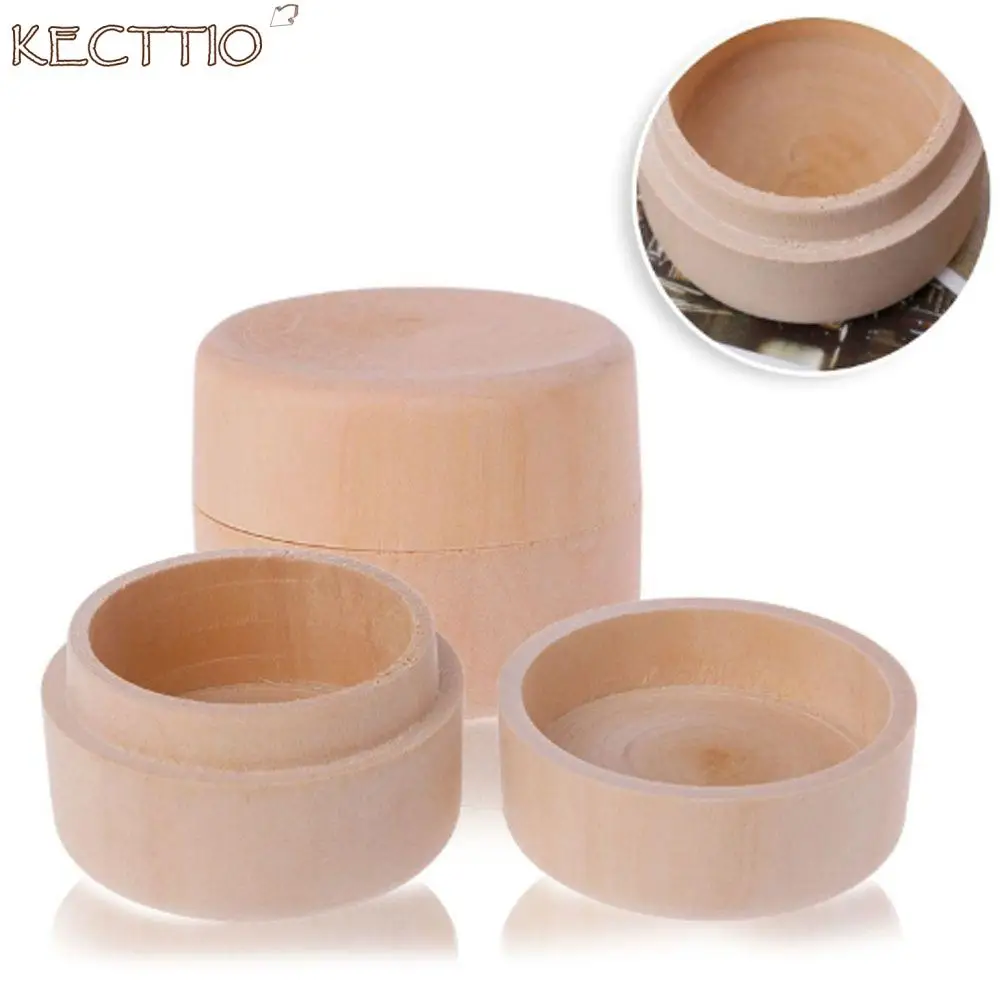 

Round Wooden Storage Boxes, Ring Box, Vintage Decorative, Natural Craft, Jewelry Case