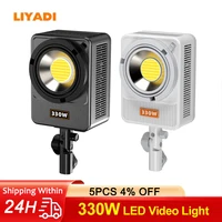 LIYADI 330W LED Video Light 2800K-6500K Live Professional Fill Light COB Photography Light for Studio Film Softbox Lighting 1