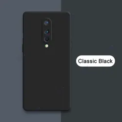 Luxury 360° Soft Liquid Silicone Phone Cover - Candy Color Square Shell Armor for OnePlus 8 5G (Classic Black)