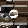 Modern Reception Desk with Counter Lockable Wooden Retail Checkout Counter, Office Receptionist Desk with Drawers Ideal 4