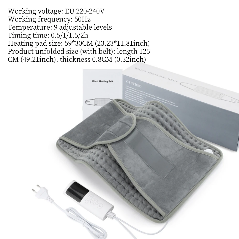Cozy Electric Heating Pad for Pain Relief - Auto-Off & Machine Washable