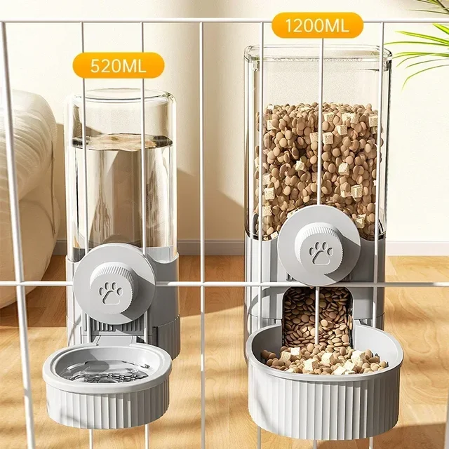 New Tepy Gravity Pet Auto Feeder Waterer Dog Water Supplies Hanging Cage Dog Basin Cat Bowl Automatic Feeder Pet Supplies 5
