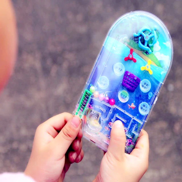 Pocket Pinball Desktop Shooting Game Party Mini Puzzle Toy Peer Interaction Labyrinth Beads Ejection Child Kid Gift Random 3