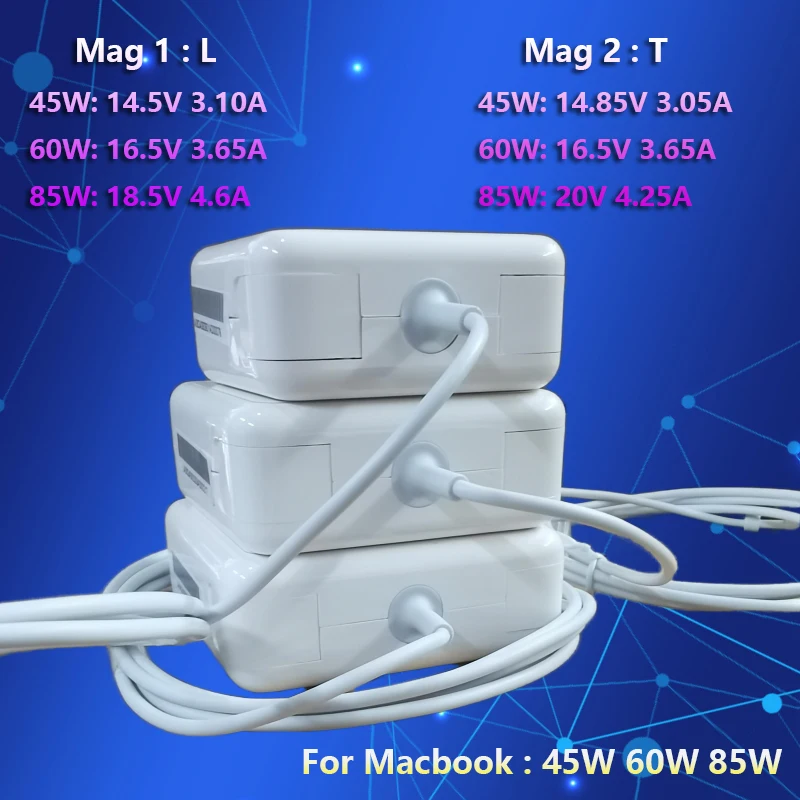 Premium Magnetic Power Adapter - 45W, 60W, 85W